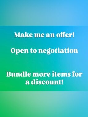 Make me an offer, bundle, and save!